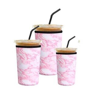 Reusable Iced Coffee Sleeves Neoprene Insulator Cup Sleeve for Cold Drinks
